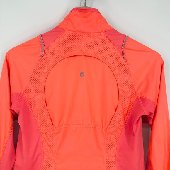 Lululemon Nothin’ but Run Reflective Jacket Zip-Up Windbreaker in Flare Light - Picture 12 of 16